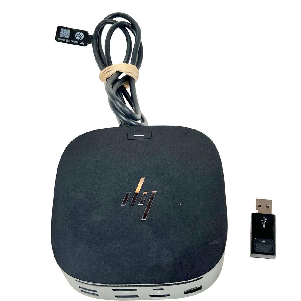 HP USB-C G5 Essential Docking Station Dock W/ USB HSN-IX02 Black